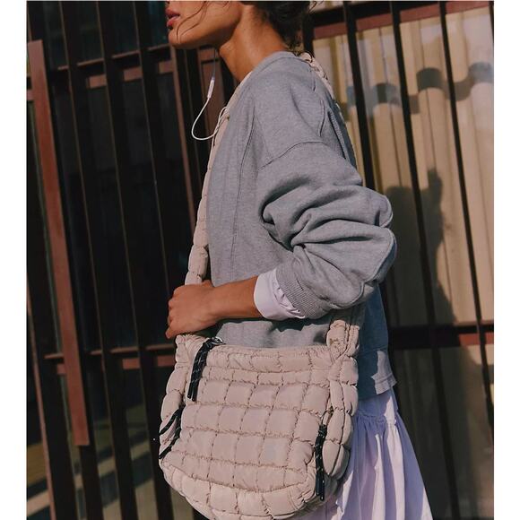 Free People Handbags - Free People Mini Quilted Carryall Sling Bag – New Without Tags